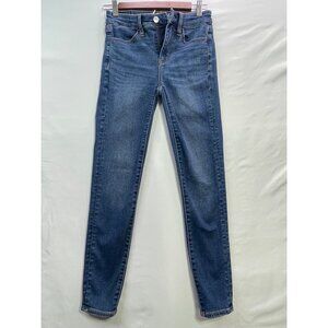 American Eagle Womens Hi-Rise Jegging Jeans Size 00 Next Level Stretch Dark Wash